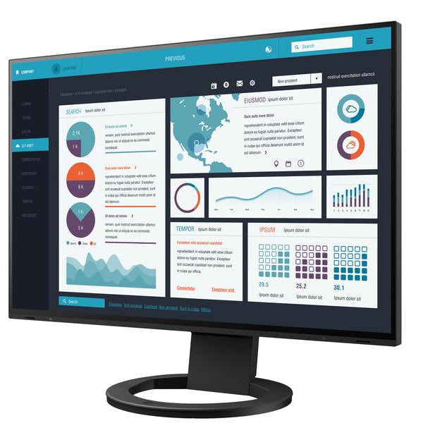 EIZO Monitor EV2495 Swiss Edition Schwarz
