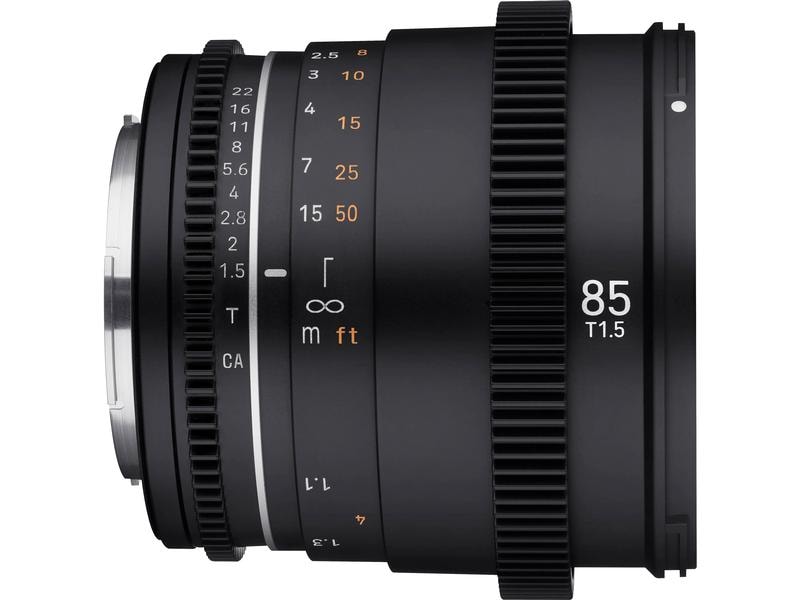 Samyang Festbrennweite VDSLR 85mm T/1.5 Mark II – MFT