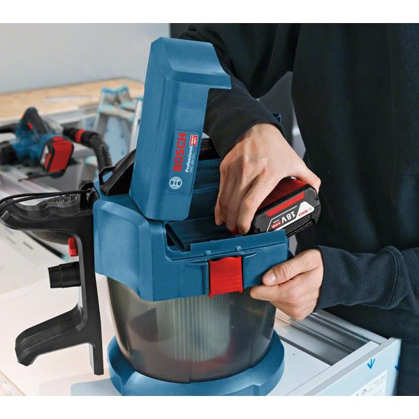 Bosch Professional Akku-Nass-/Trockensauger GAS 18V-10L Solo CLC