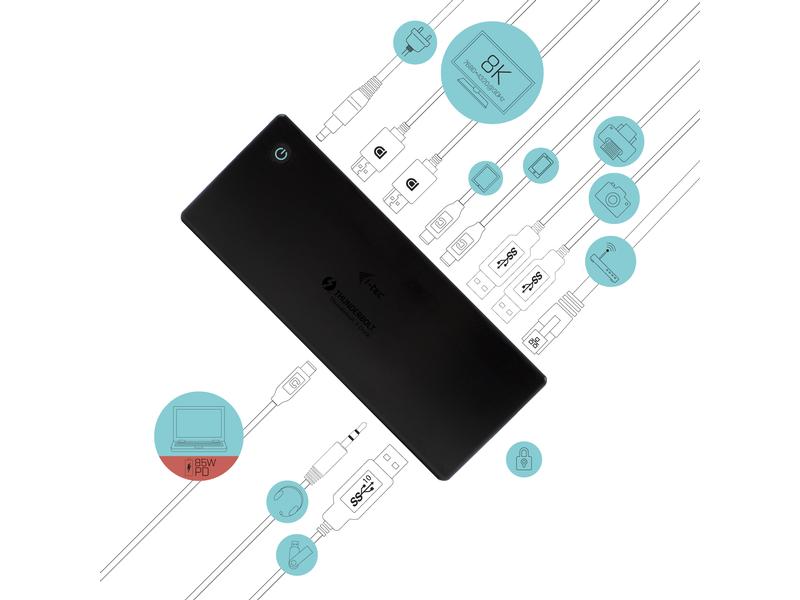 i-tec Dockingstation Thunderbolt 3/USB-C Dual 4K PD 85W
