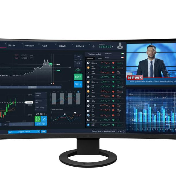 EIZO Monitor EV3895 Swiss Edition Schwarz
