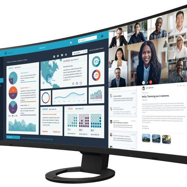 EIZO Monitor EV3895 Swiss Edition Schwarz