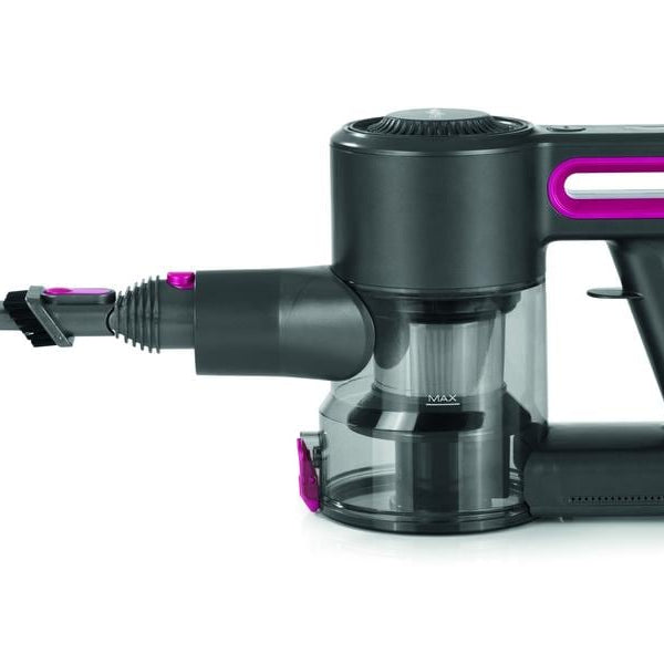 MAXXMEE Akku-Hand- und Stielsauger Zyklon 22.2 V, Anthrazit/Pink
