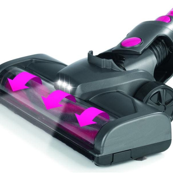 MAXXMEE Akku-Hand- und Stielsauger Zyklon 22.2 V, Anthrazit/Pink