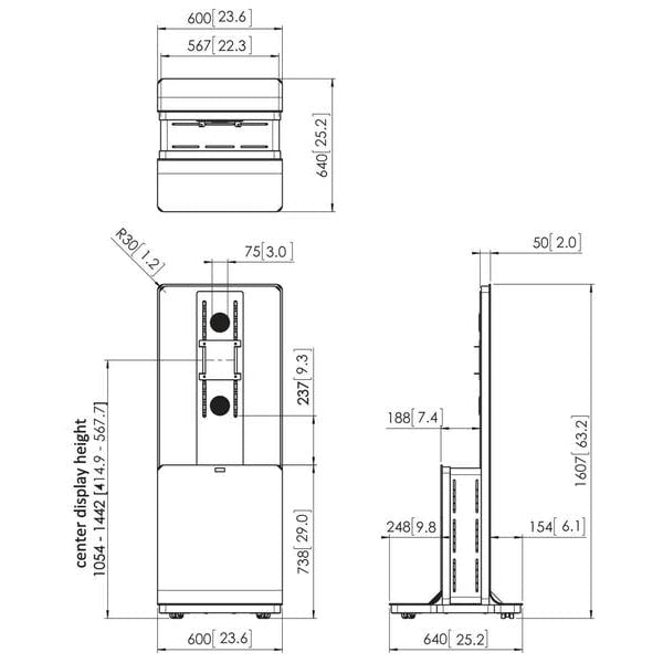 Vogel's TV-Trolley PFF 5100 Connect-it
