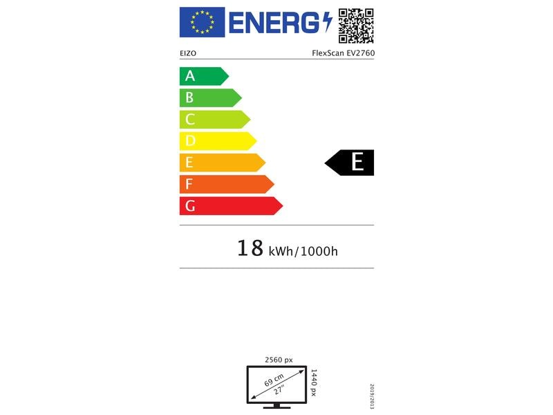 EIZO Monitor EV2760-Swiss Edition Weiss