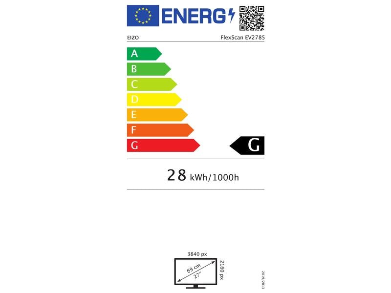 EIZO Monitor EV2785W-Swiss Edition Weiss