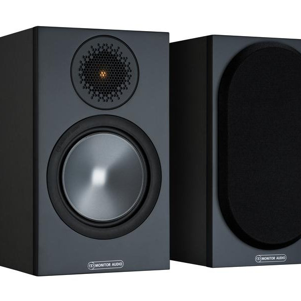 Monitor Audio Regallautsprecher Paar Bronze 50 Schwarz