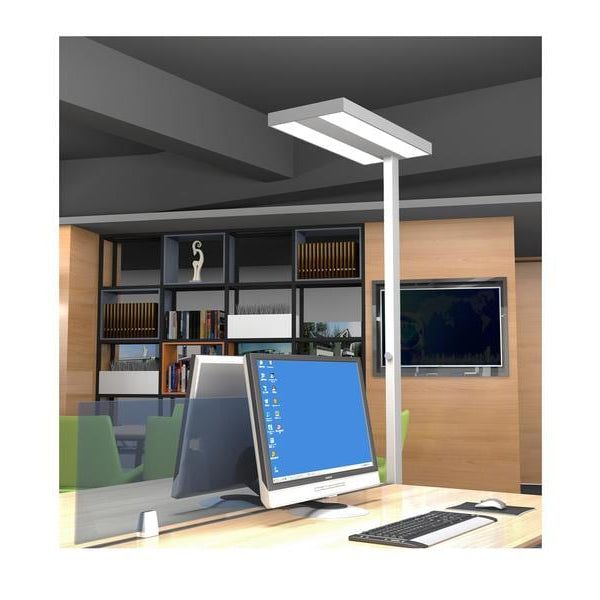 Contini Bürostehleuchte 40 W 4000 Kelvin, Silber