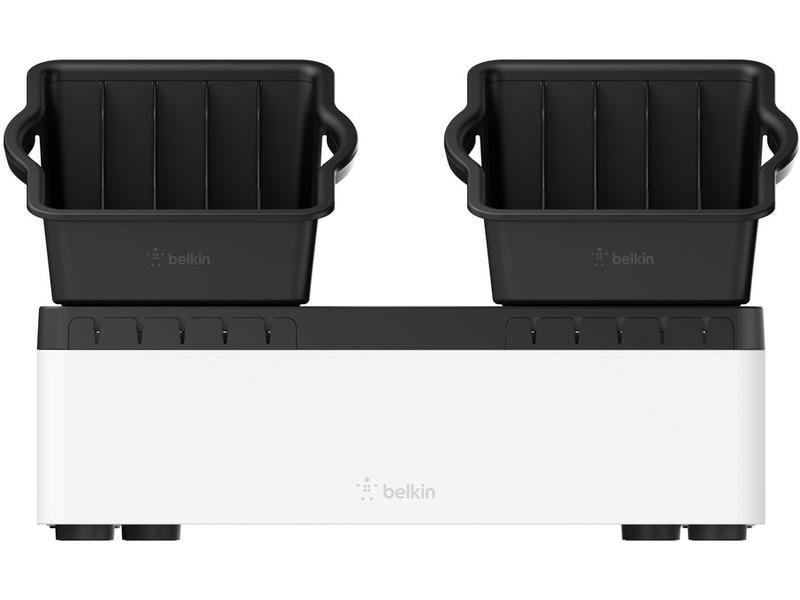 Belkin Multi-Ladestation USB mit Stauraum und tragbaren Behältern