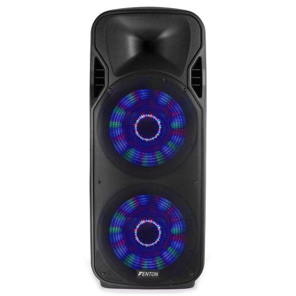 Fenton Lautsprecher FT215LED Aktiv Trolley-Speaker