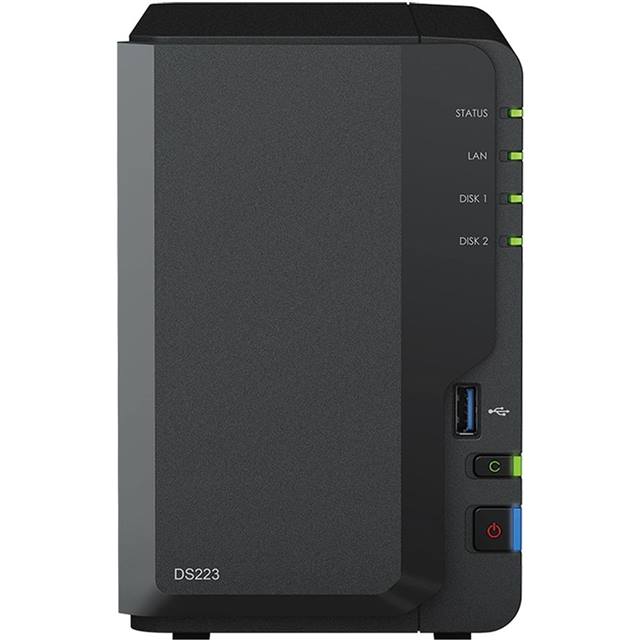 Synology DiskStation DS223 - 8TB (2x4TB Synology Enterprise HDD)