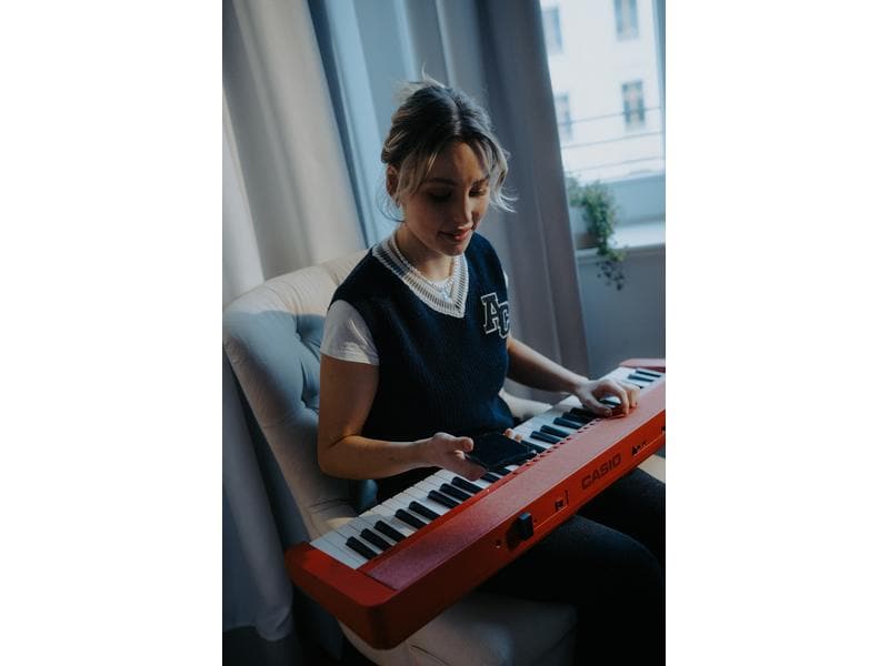 Casio Keyboard CT-S1RD Rot