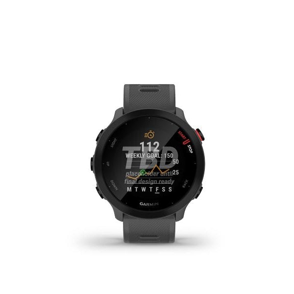 GARMIN Sportuhr Forerunner 55 Grau/Schwarz