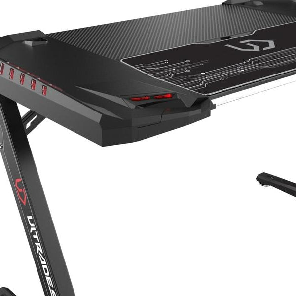 Ultradesk Gaming Tisch Rocket Schwarz