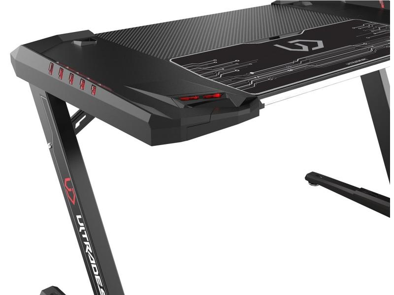 Ultradesk Gaming Tisch Rocket Schwarz