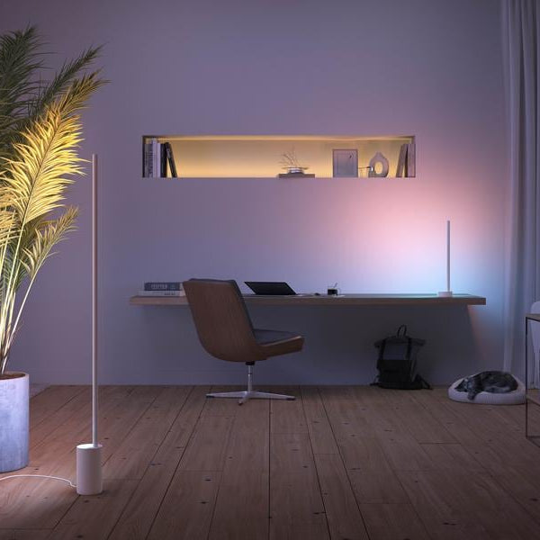 Philips Hue Gradient Signe Stehleuchte Weiss