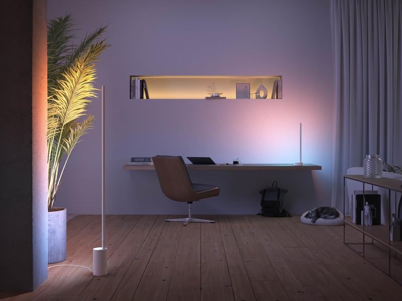 Philips Hue Gradient Signe Stehleuchte Weiss