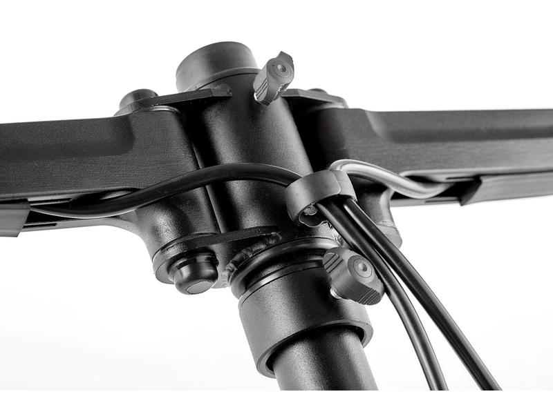 Edbak Tischhalterung DM121 bis 20 kg – Schwarz