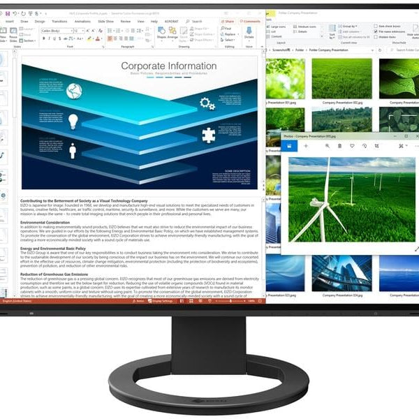 EIZO Monitor EV2485 Swiss Edition Schwarz