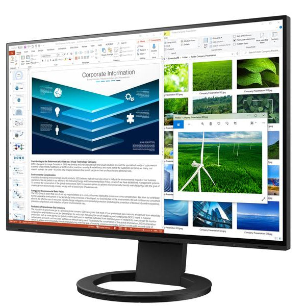 EIZO Monitor EV2485 Swiss Edition Schwarz