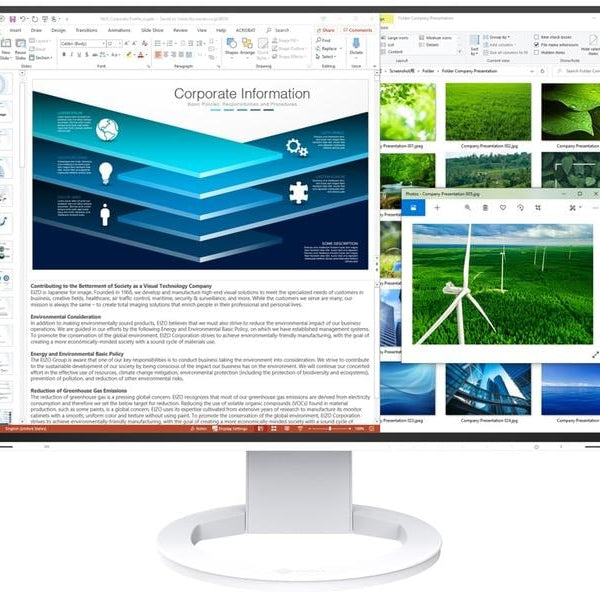 EIZO Monitor EV2485 Swiss Edition Weiss
