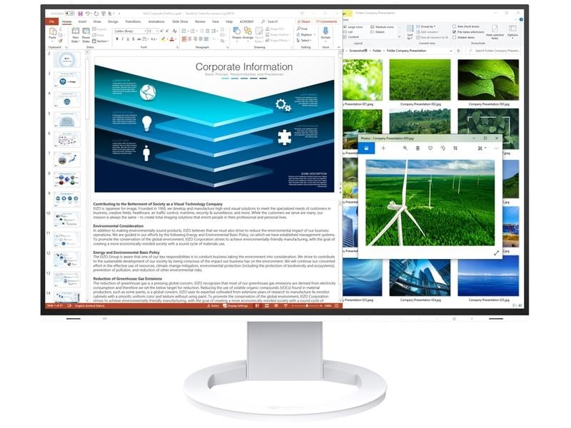 EIZO Monitor EV2485 Swiss Edition Weiss