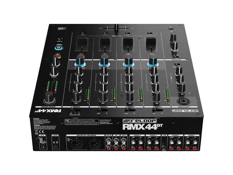 Reloop DJ-Mixer RMX-44BT 4-Kanal