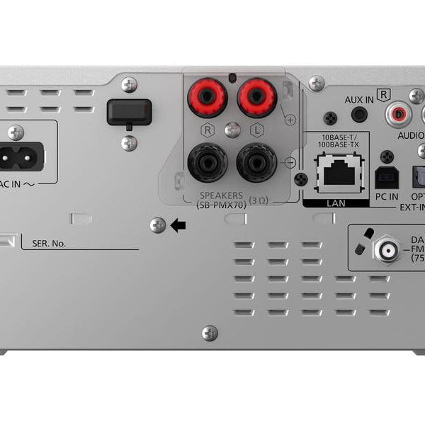 Panasonic Micro-HiFi Anlage SC-PMX802E Schwarz/Silber