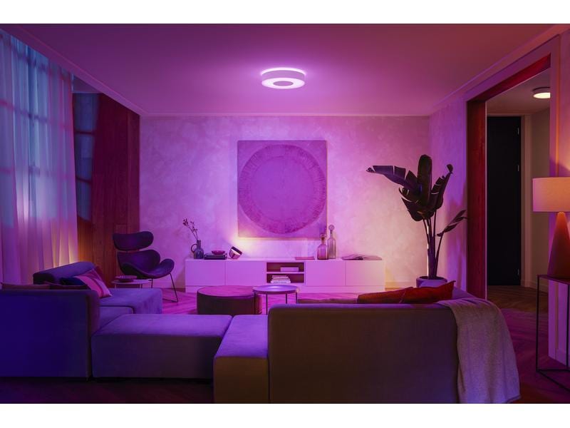 Philips Hue White &amp; Col. Amb. Infuse Deckenleuchte M weiss