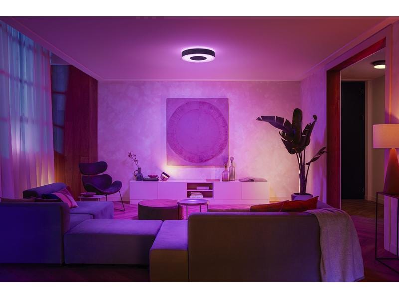 Philips Hue White &amp; Col. Amb. Infuse Deckenleuchte L schwarz 3450 lm