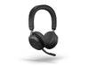 Jabra Headset Evolve2 75 Duo MS Schwarz, USB-A, inkl. Ladestation