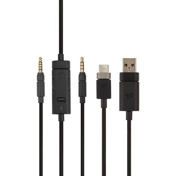 Corsair Headset Virtuoso RGB Wireless XT iCUE Schwarz