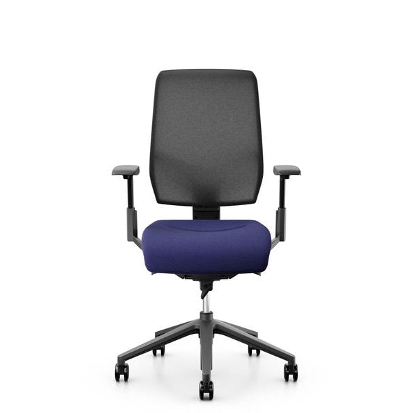 Giroflex Bürostuhl 68 mit Netzrücken Dunkelblau