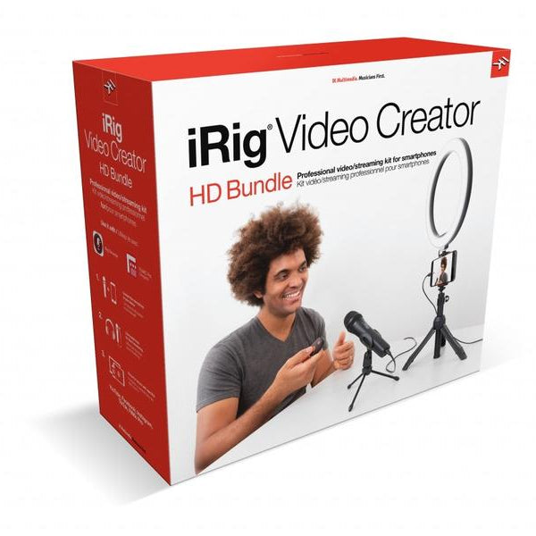 IK Multimedia Kondensatormikrofon iRig Video Creator HD Bundle