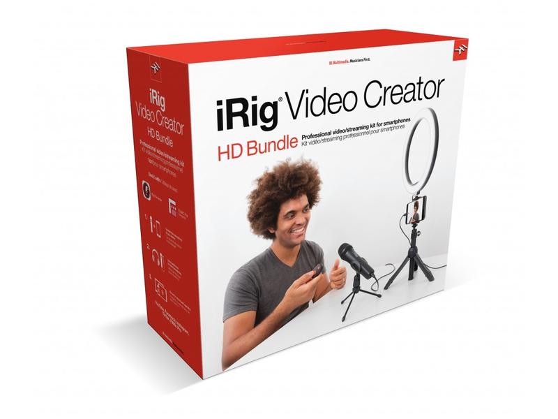 IK Multimedia Kondensatormikrofon iRig Video Creator HD Bundle