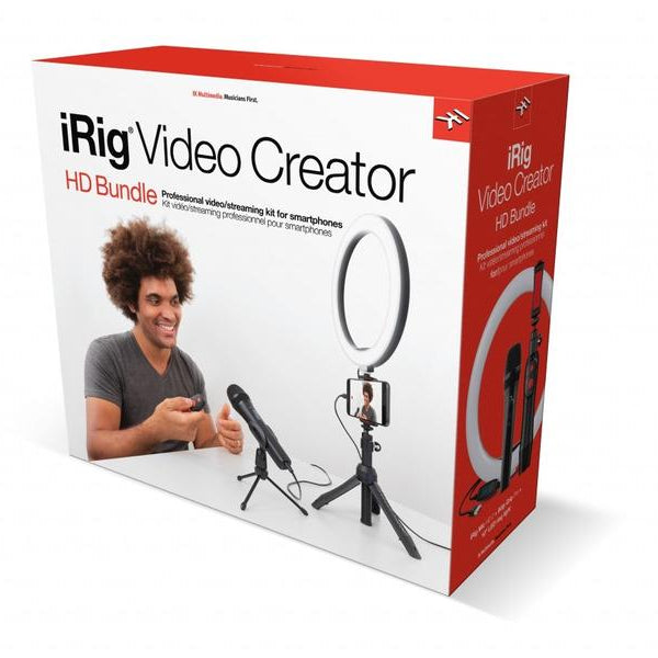 IK Multimedia Kondensatormikrofon iRig Video Creator HD Bundle