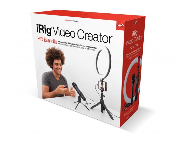 IK Multimedia Kondensatormikrofon iRig Video Creator HD Bundle