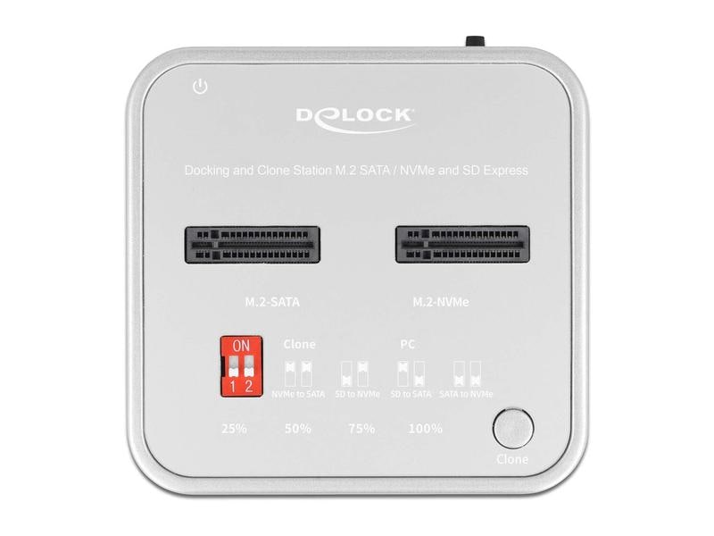 Delock Dockingstation für SSD mit SD Express Card Reader