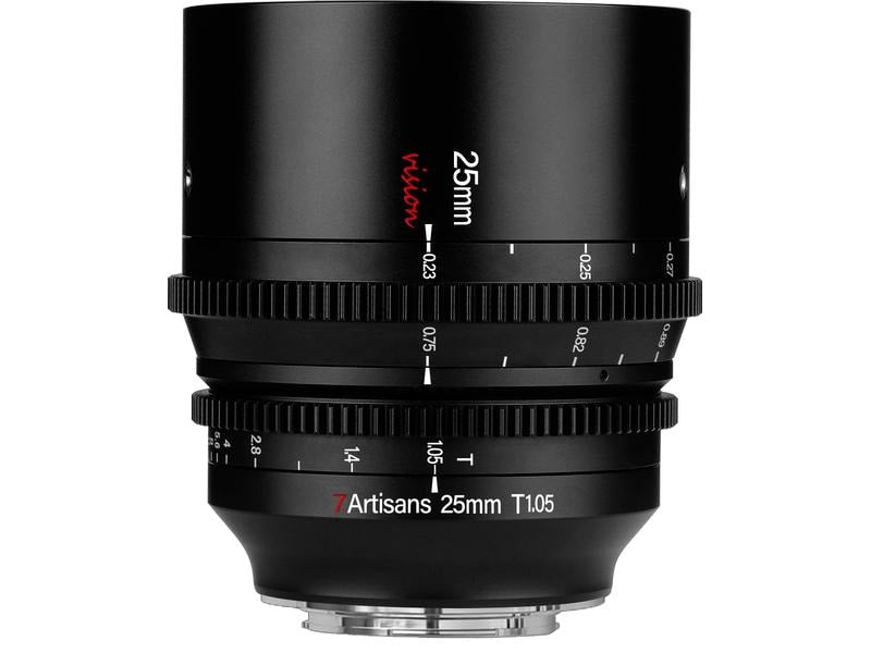 7Artisans Festbrennweite 25mm T1.05 – Sony E-Mount