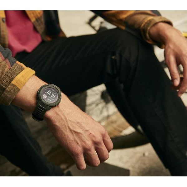 GARMIN Sportuhr Instinct 2 Solar, Anthrazit