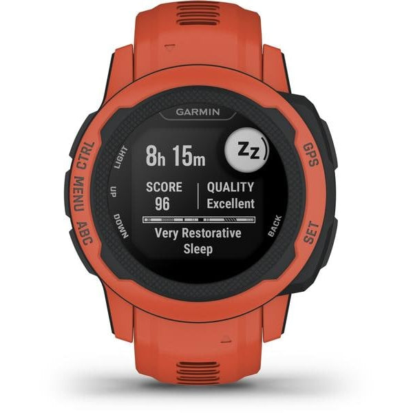 GARMIN Sportuhr Instinct 2S Rot/Schwarz
