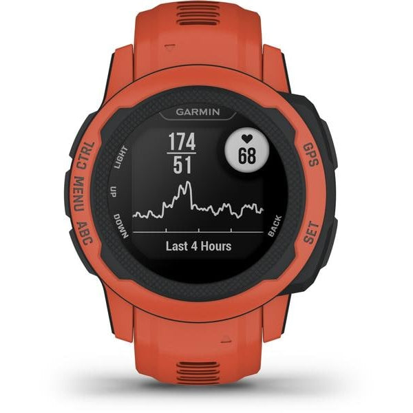 GARMIN Sportuhr Instinct 2S Rot/Schwarz