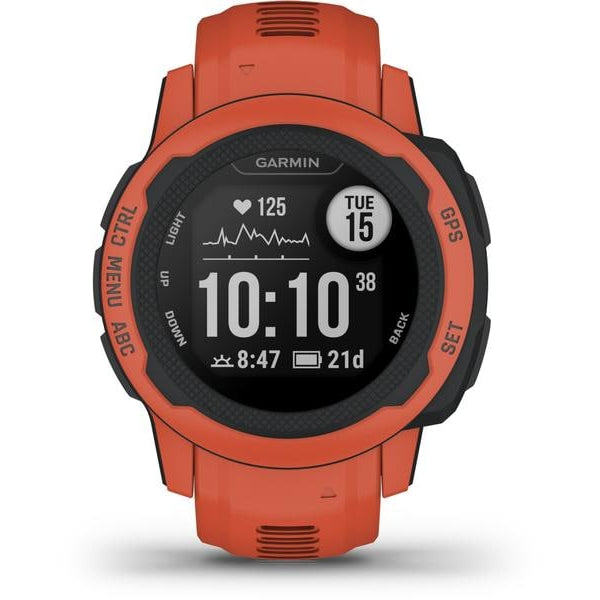 GARMIN Sportuhr Instinct 2S Rot/Schwarz