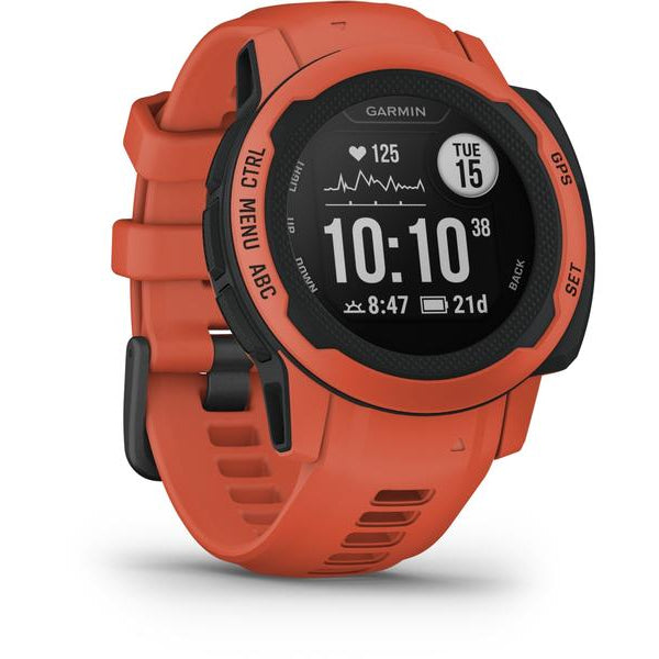 GARMIN Sportuhr Instinct 2S Rot/Schwarz