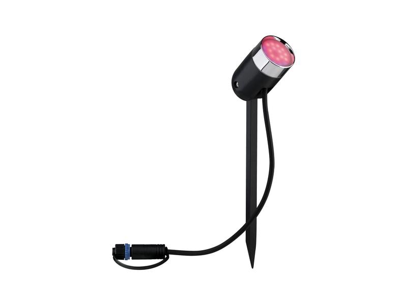 Paulmann Gartenleuchte Plug &amp; Shine Pike 40° RGBW Basis, ZigBee