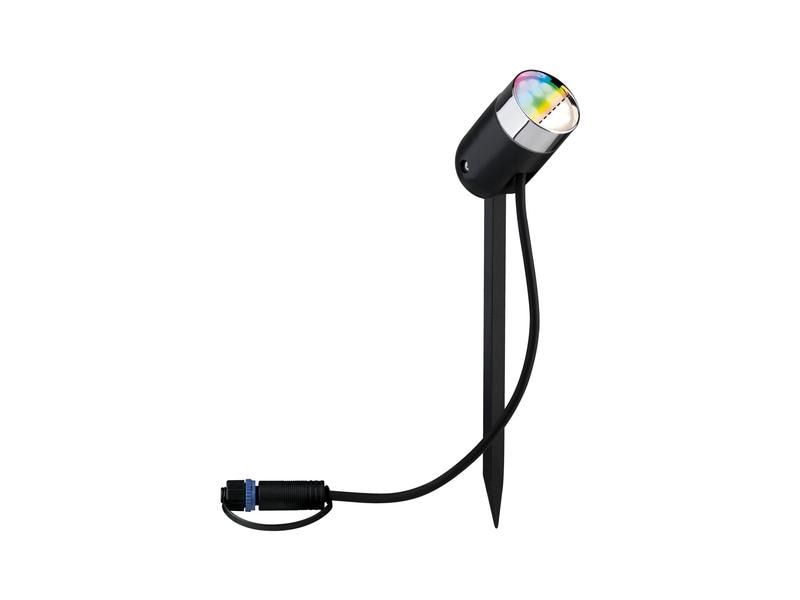 Paulmann Gartenleuchte Plug &amp; Shine Pike 40° RGBW Basis, ZigBee