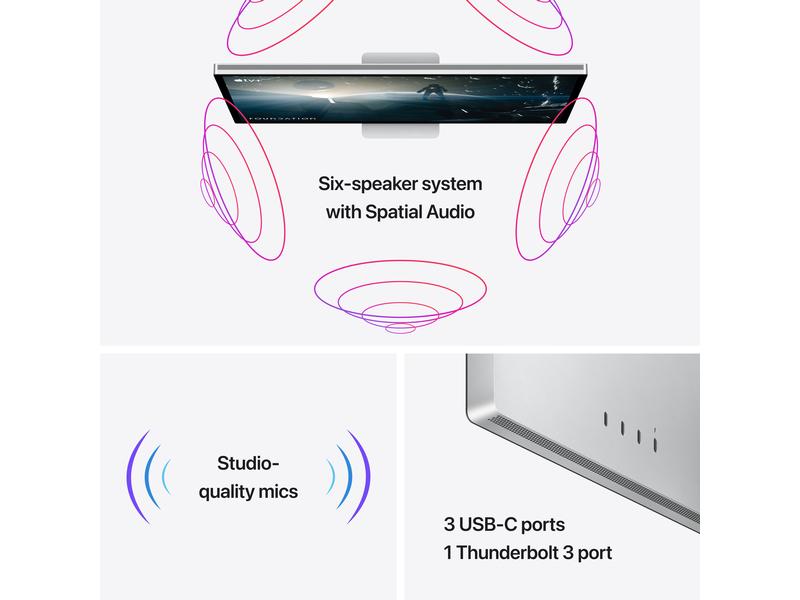 Apple Studio Display (Nanotextur, Tilt-Stand)