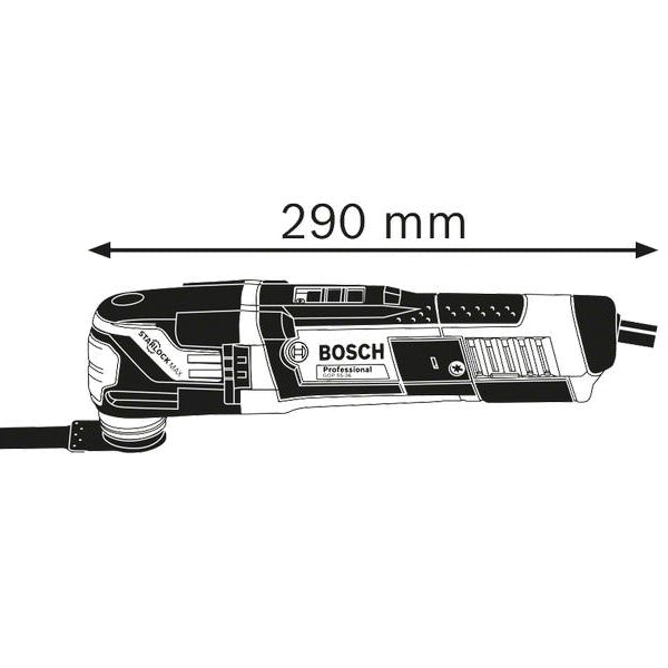 Bosch Professional Oszillierer Multi-Cutter GOP 55-36 inkl. L-BOXX & Zubehör