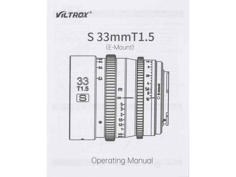 Viltrox Festbrennweite S 33mm T1.5 – MFT